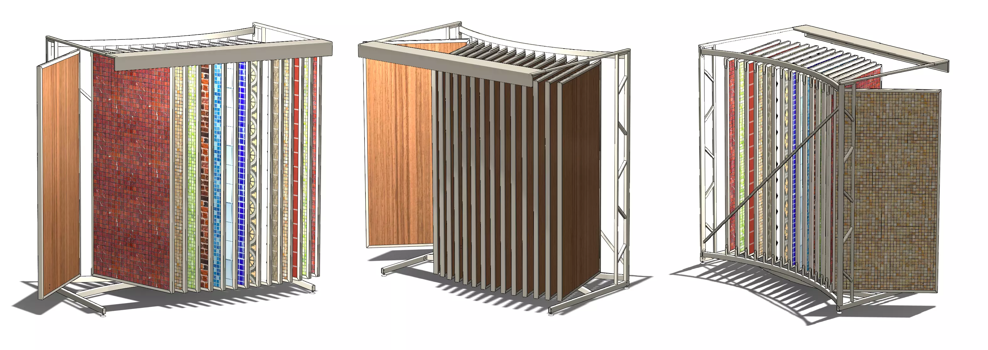 Tile display stand 3D model_0