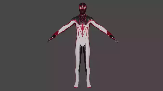 Miles Morales TRACK Suit 3D model