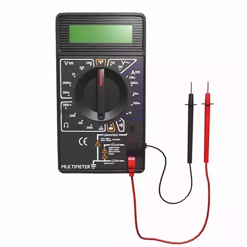 Digital Multimeter Low Poly Low-poly 3D model Digital Multimeter Low Poly Low-poly 3D model