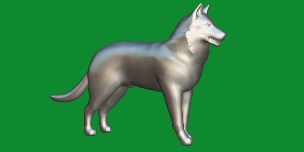 Groenendael Belgian Sheepdog Low-poly 3D model_11