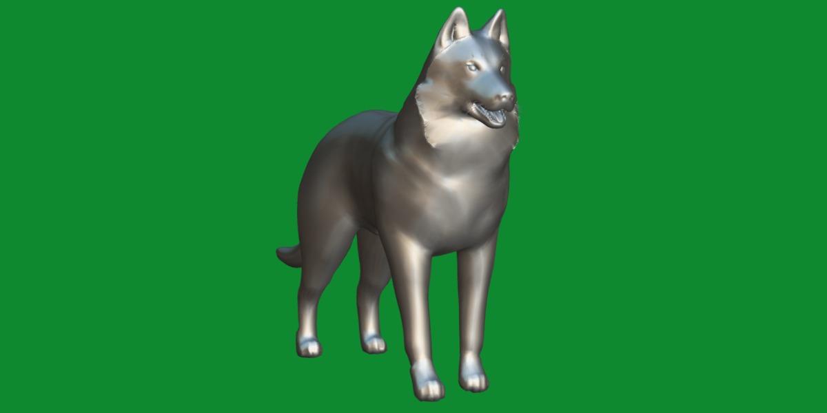 Groenendael Belgian Sheepdog Low-poly 3D model_10