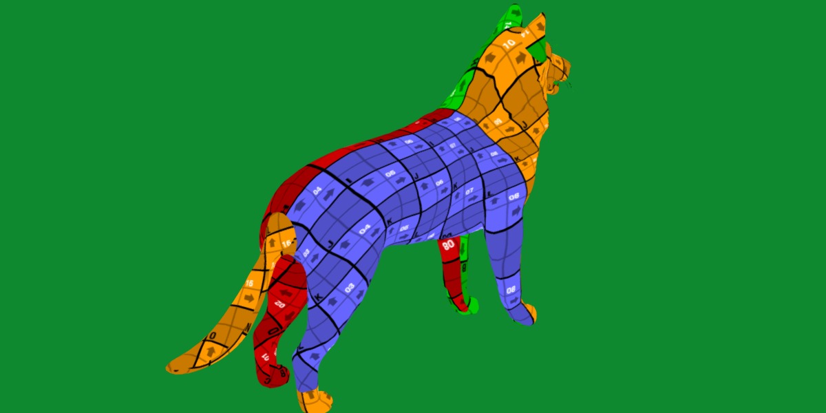 Groenendael Belgian Sheepdog Low-poly 3D model_18