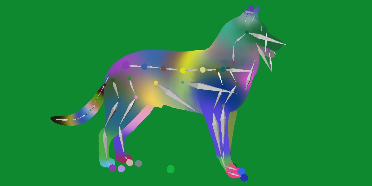 Groenendael Belgian Sheepdog Low-poly 3D model_24