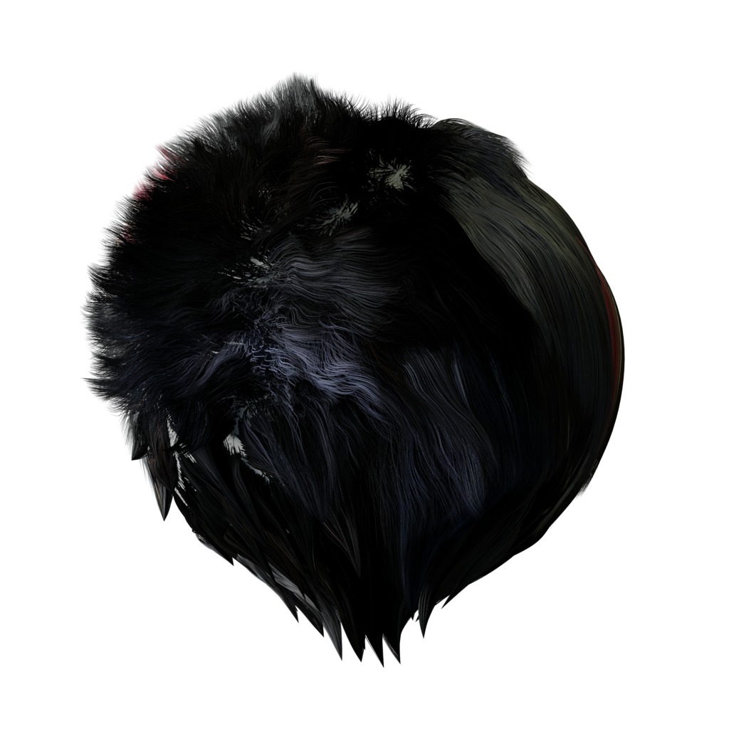 Groenendael Belgian Sheepdog Low-poly 3D model_30