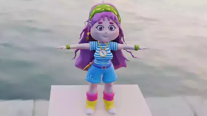  Barbara Character - Game Ready