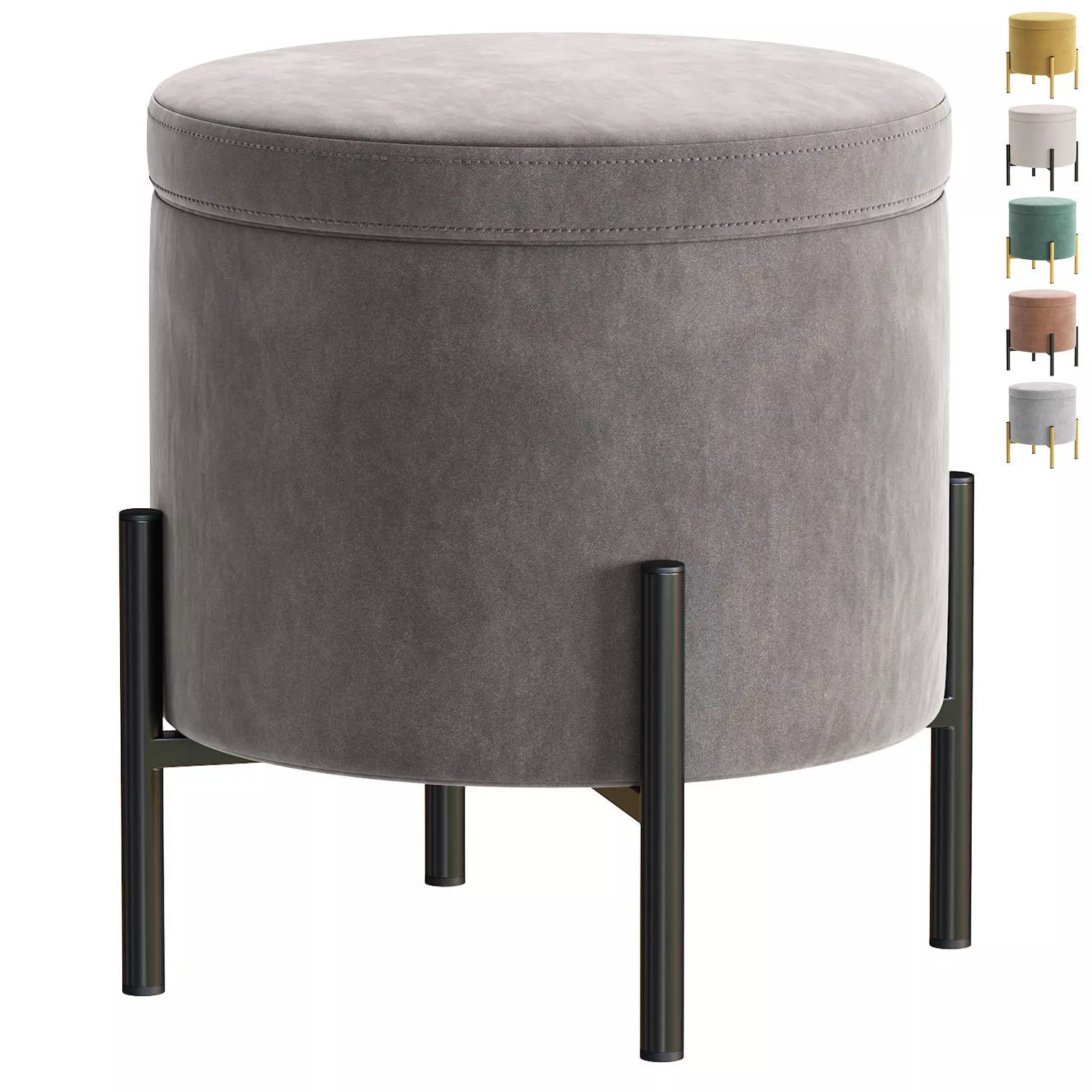 Pouf Grand By ogogo 3D model_0