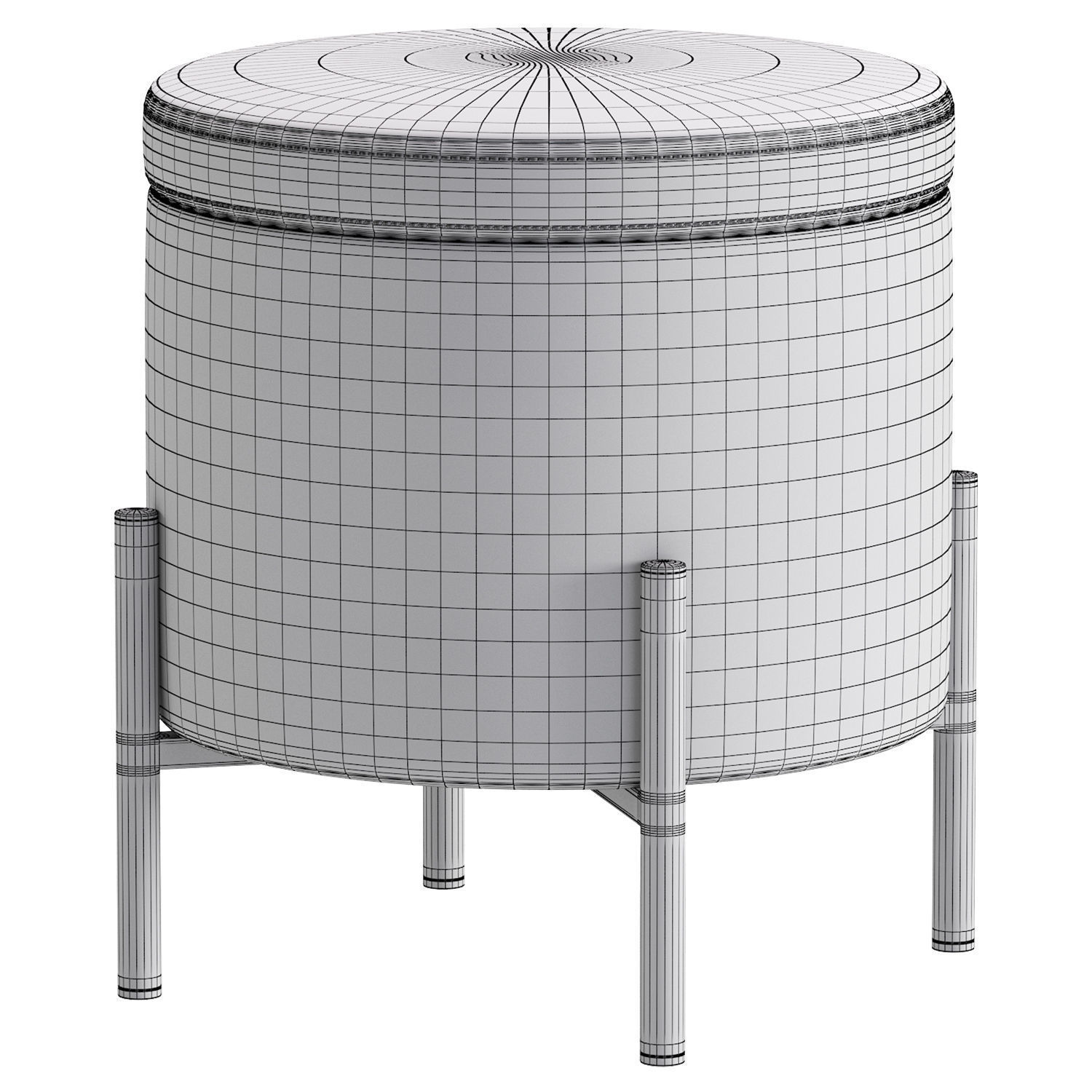 Pouf Grand By ogogo 3D model_6