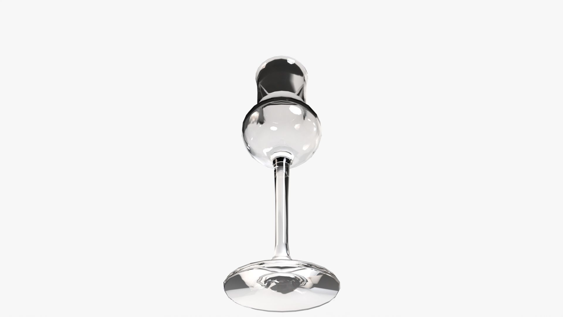 Grappa Glass Low-poly 3D model_5