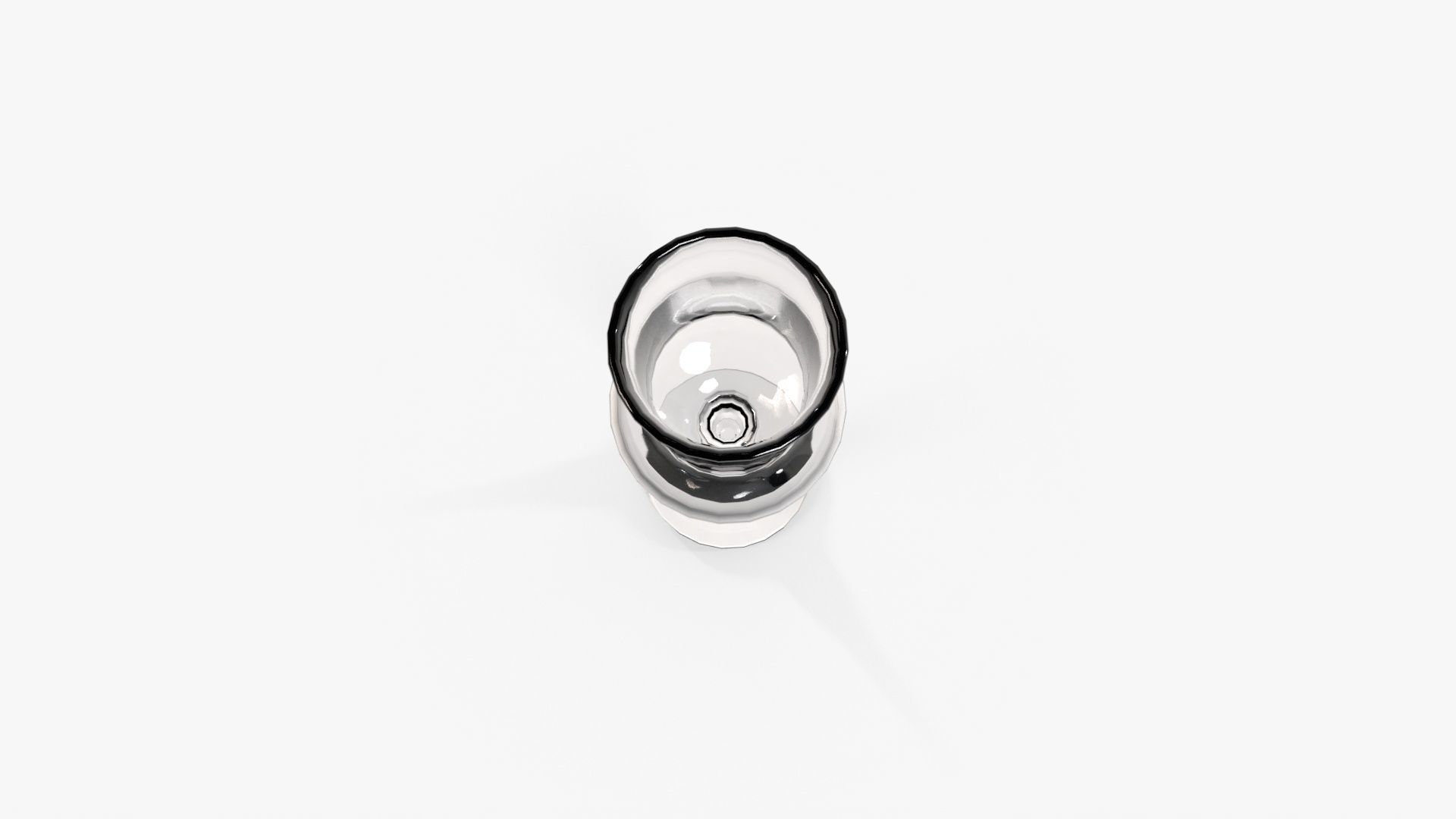 Grappa Glass Low-poly 3D model_4