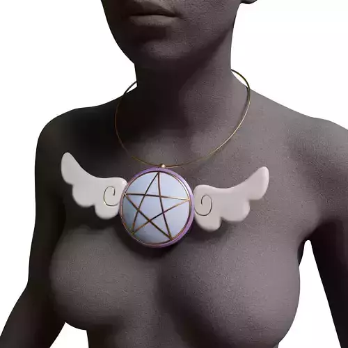 Akuma no otto merch setsuki pendant - Helluva Boss Cosplay 3D print model
