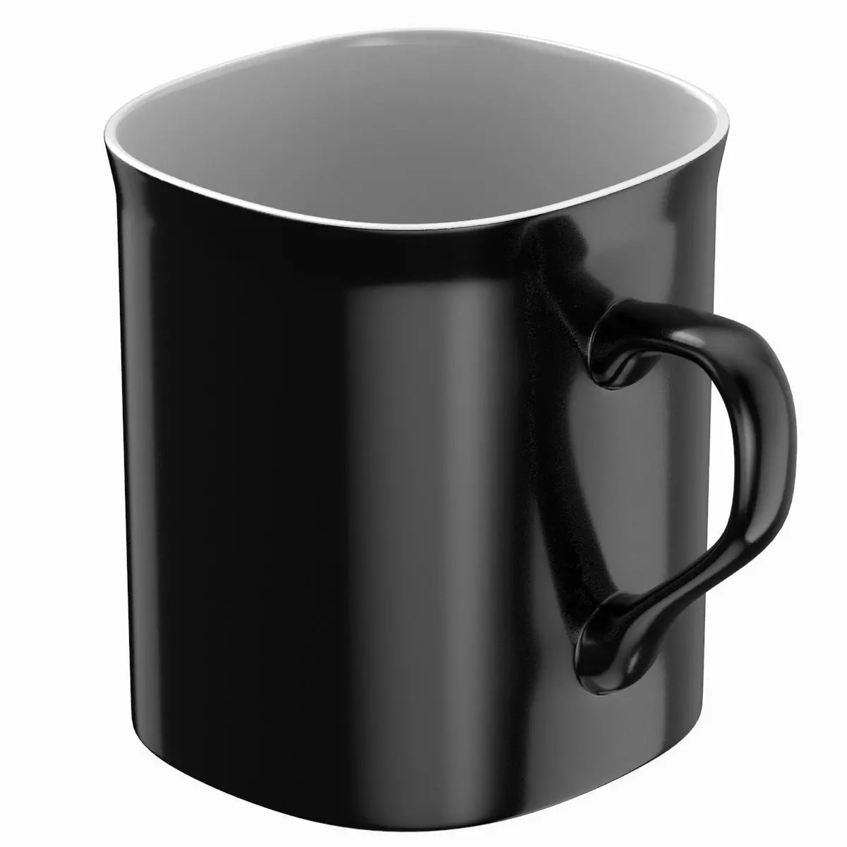 Coffee Mug Black 3D model_0