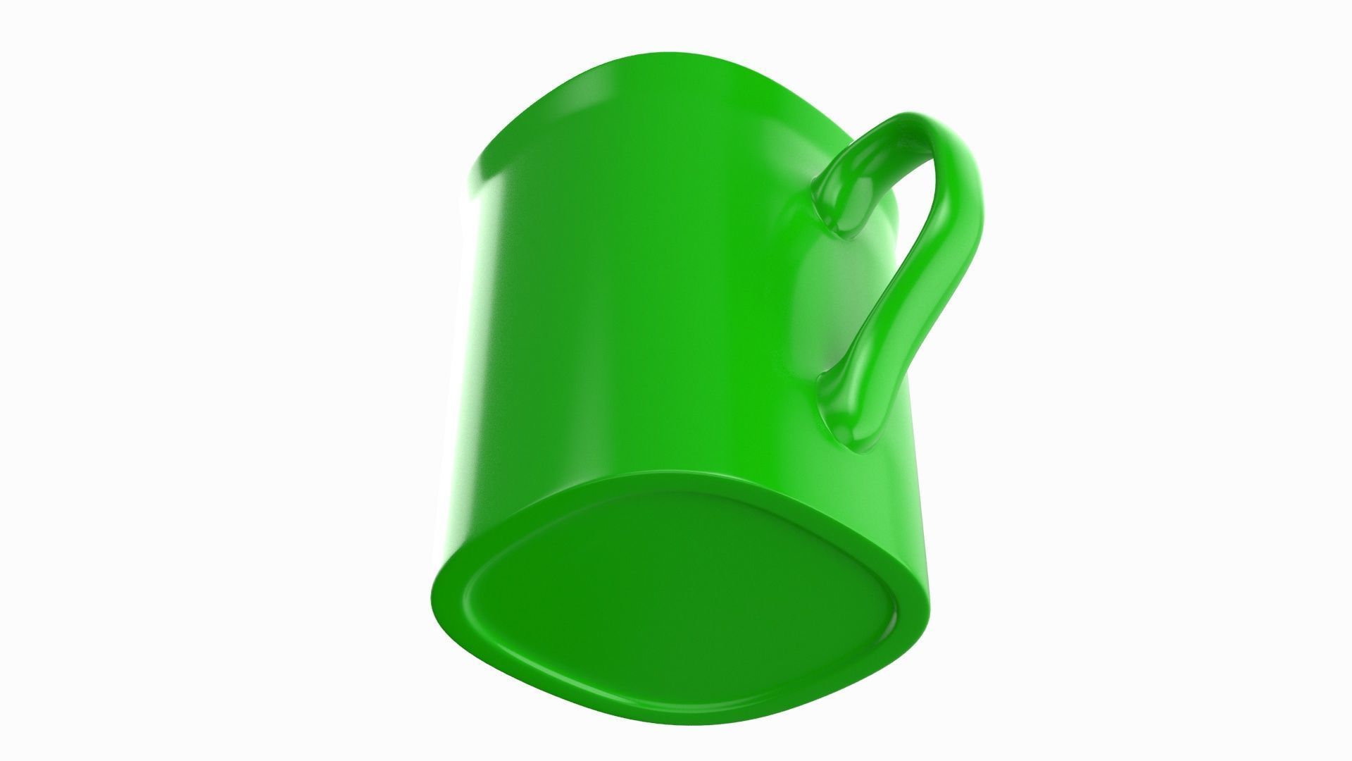 Coffee Mug Black 3D model_14