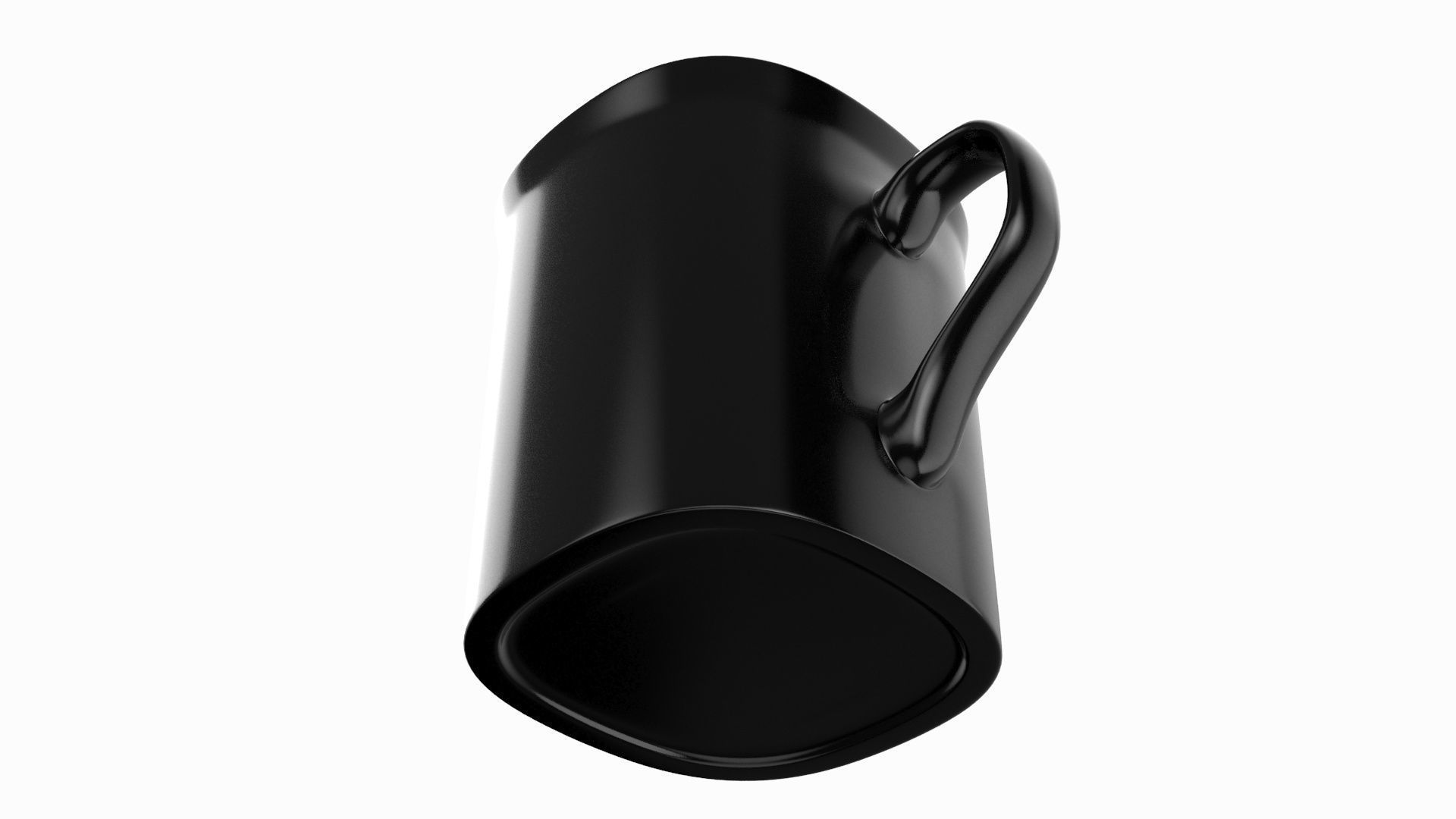 Coffee Mug Black 3D model_11