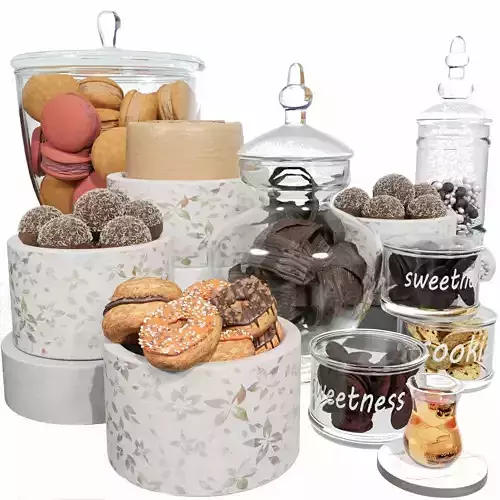 A large selection of sweets