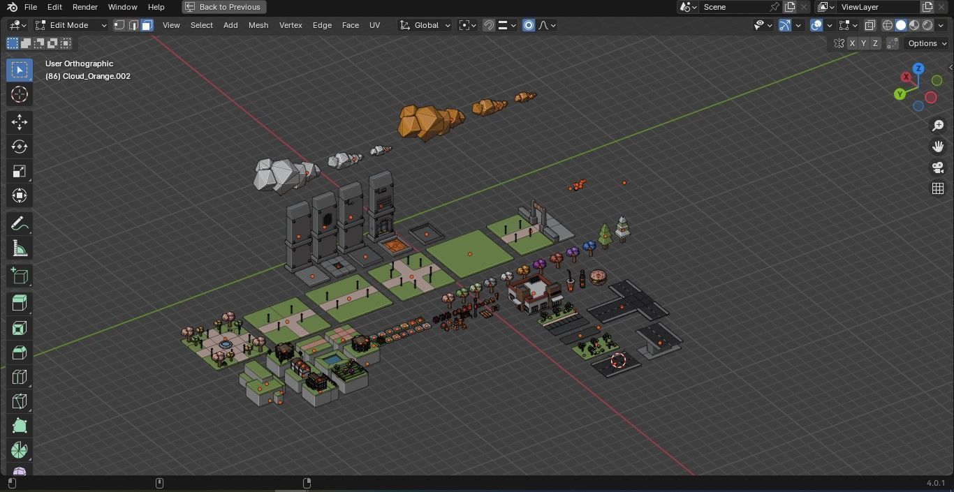 Ultimate Game Ready Environment Pack Low Poly Low-poly 3D model_32