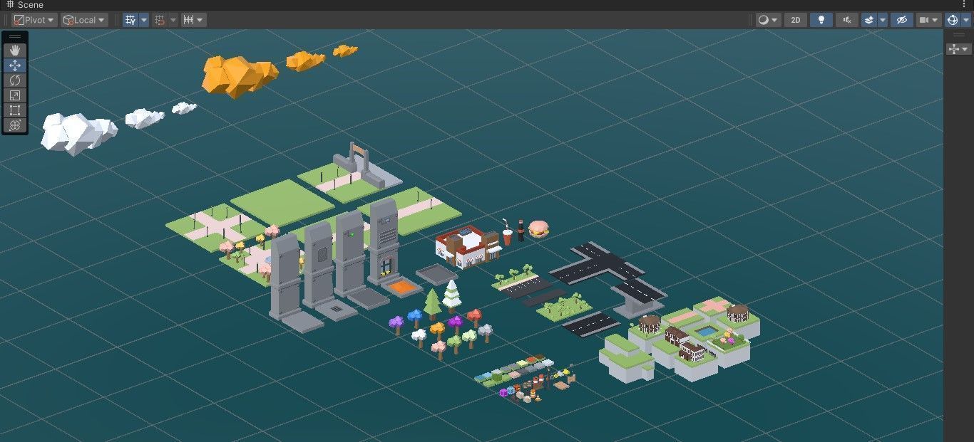 Ultimate Game Ready Environment Pack Low Poly Low-poly 3D model_9