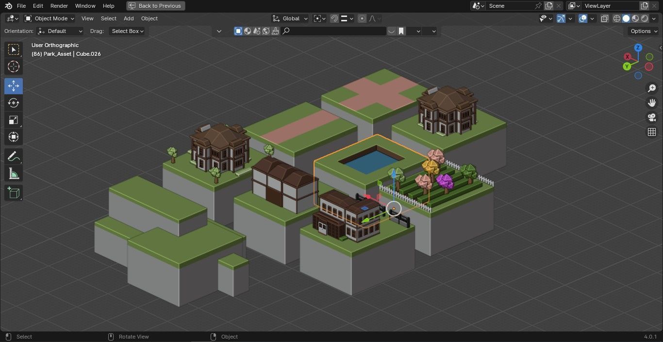 Ultimate Game Ready Environment Pack Low Poly Low-poly 3D model_24