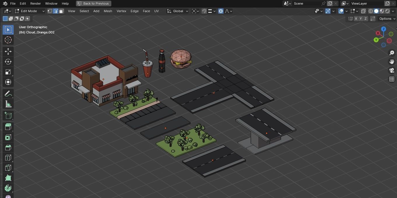 Ultimate Game Ready Environment Pack Low Poly Low-poly 3D model_11