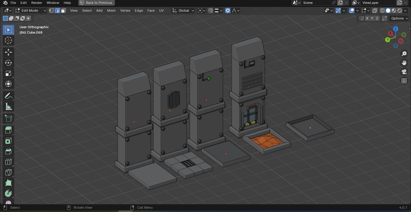Ultimate Game Ready Environment Pack Low Poly Low-poly 3D model_17