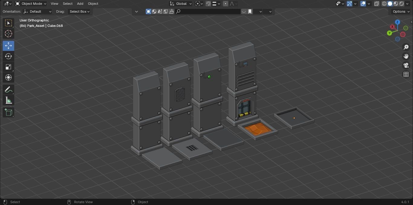 Ultimate Game Ready Environment Pack Low Poly Low-poly 3D model_16