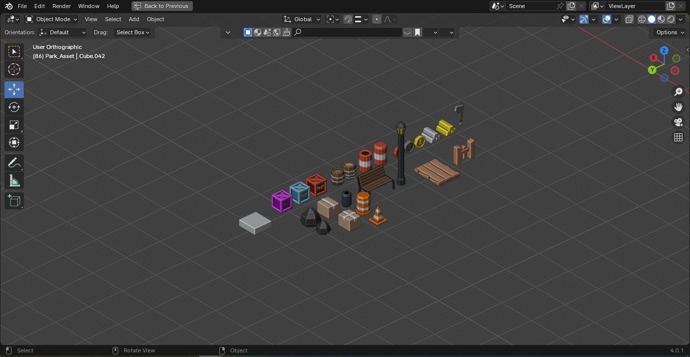 Ultimate Game Ready Environment Pack Low Poly Low-poly 3D model_26