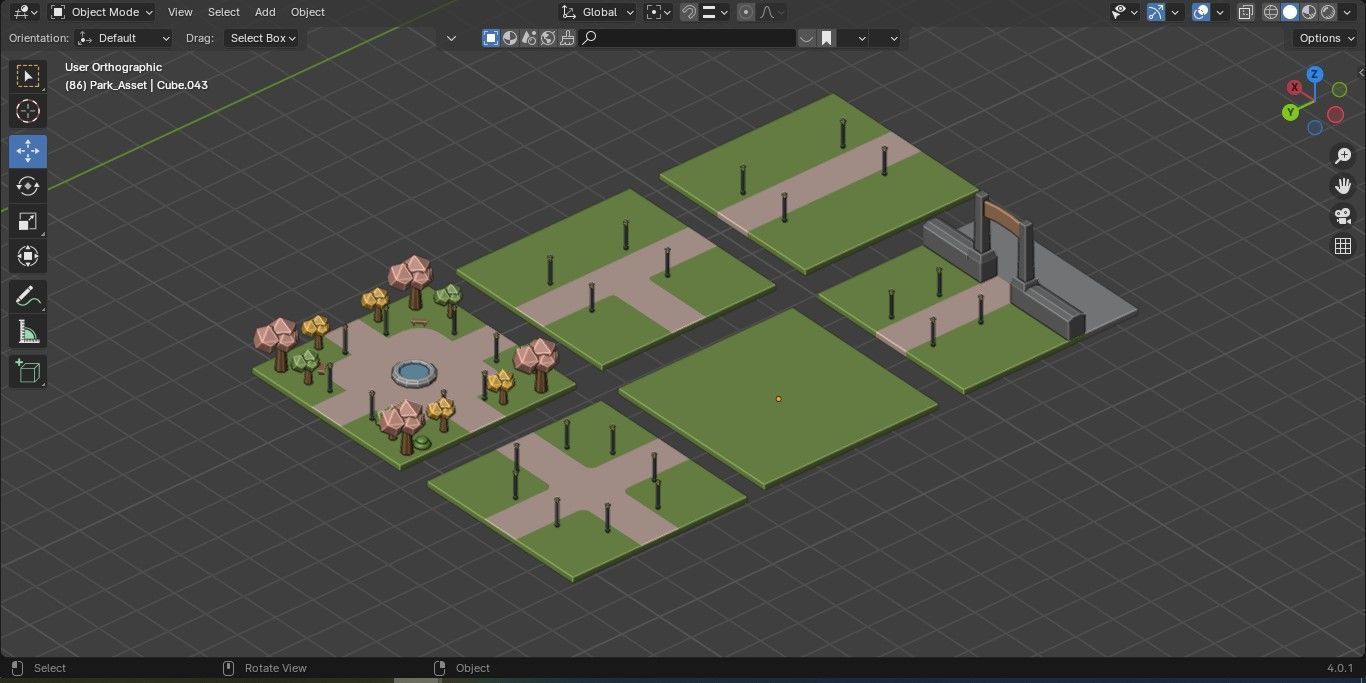 Ultimate Game Ready Environment Pack Low Poly Low-poly 3D model_12