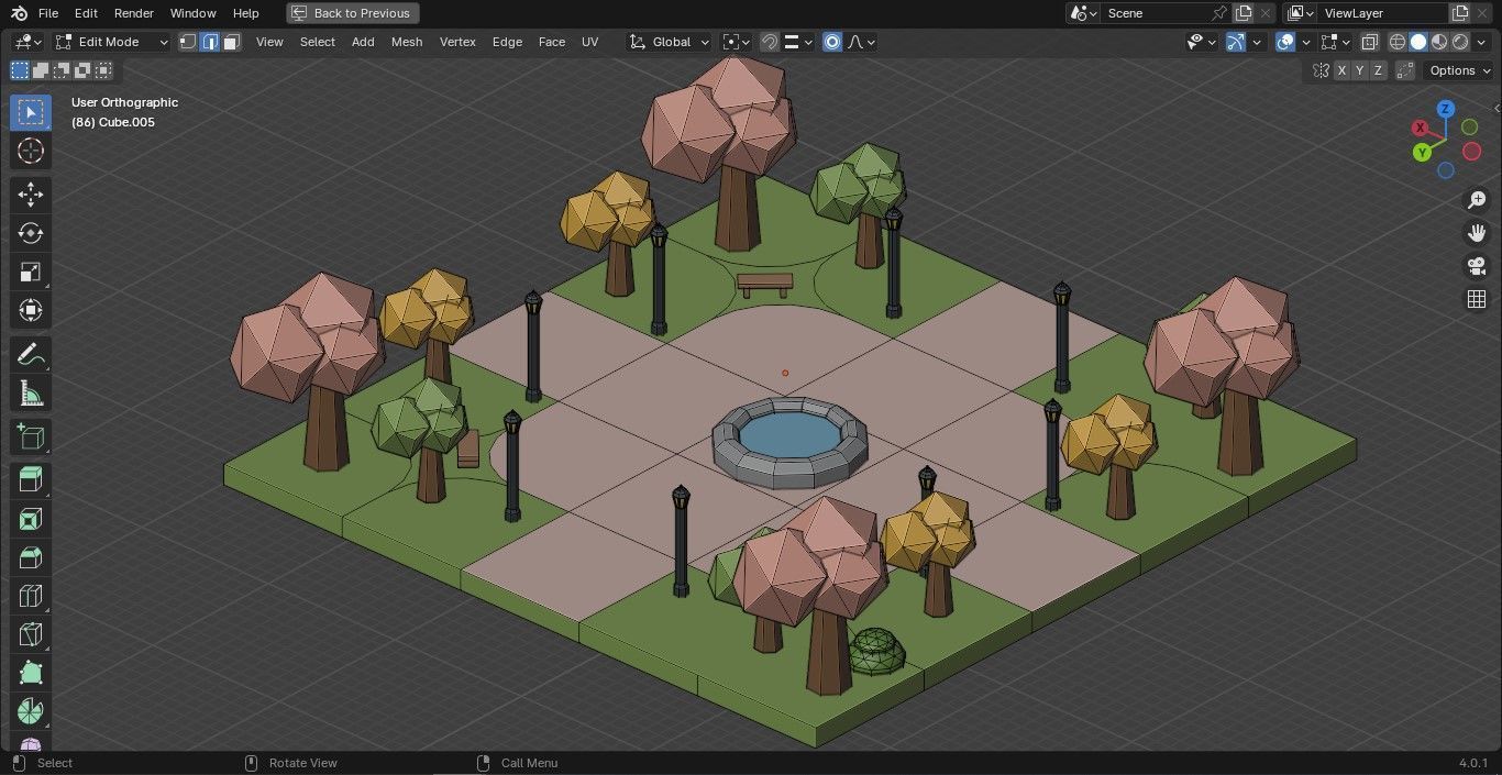 Ultimate Game Ready Environment Pack Low Poly Low-poly 3D model_13