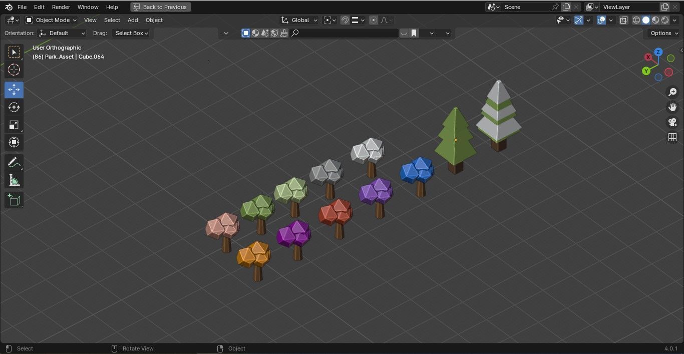 Ultimate Game Ready Environment Pack Low Poly Low-poly 3D model_30