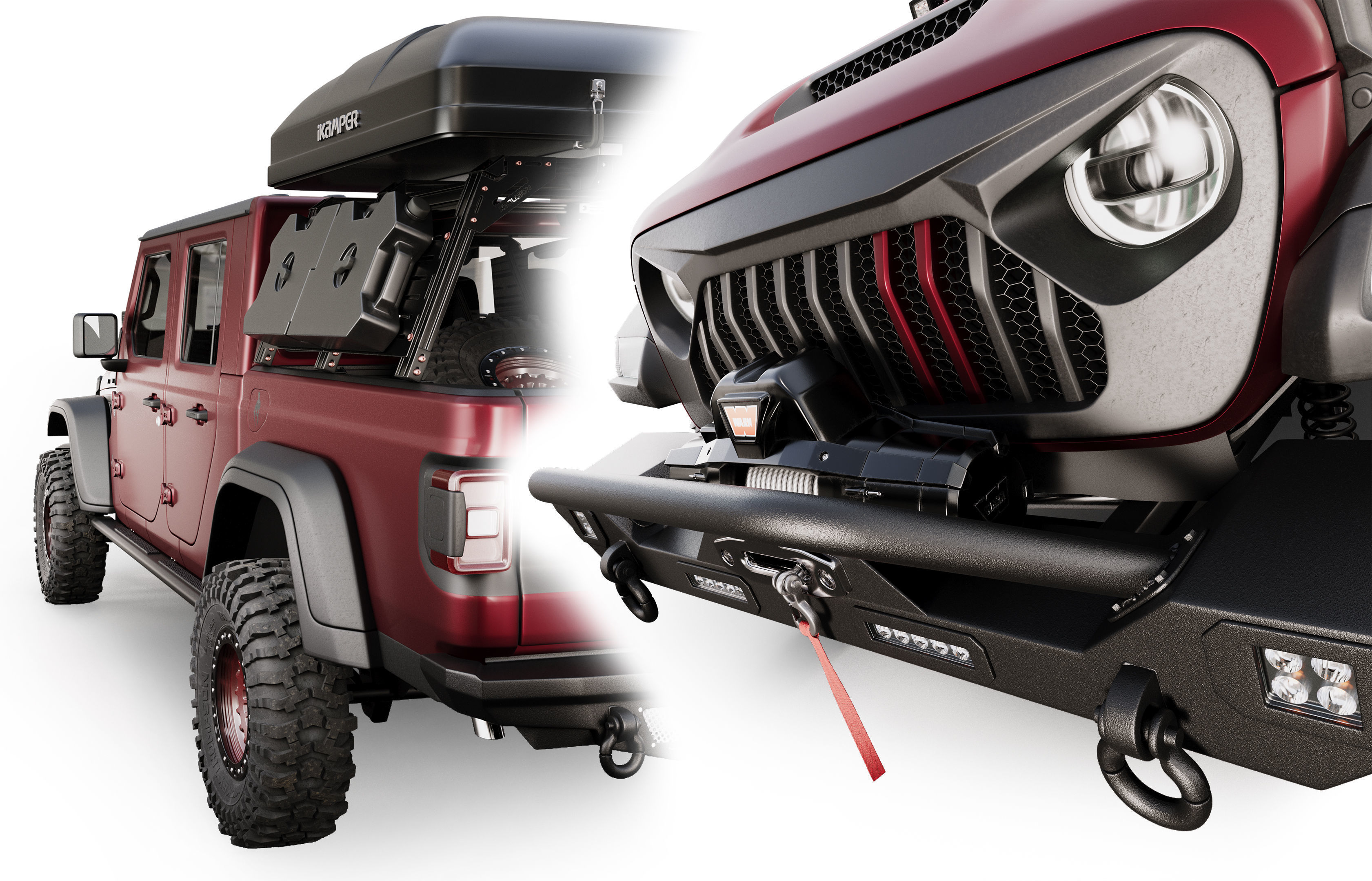 jeep gladiator custom 3D model_12