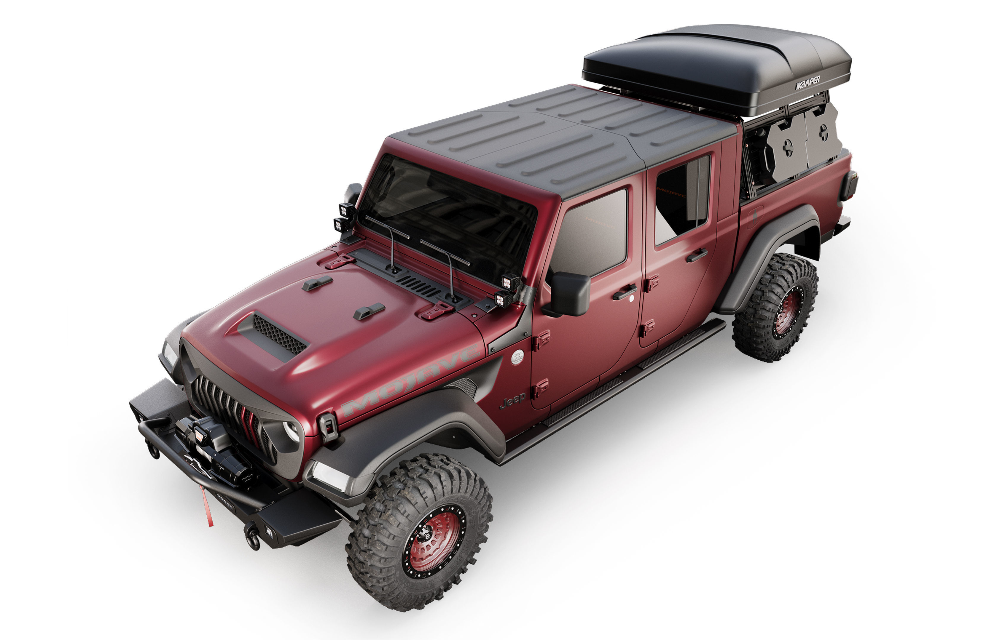 jeep gladiator custom 3D model_9