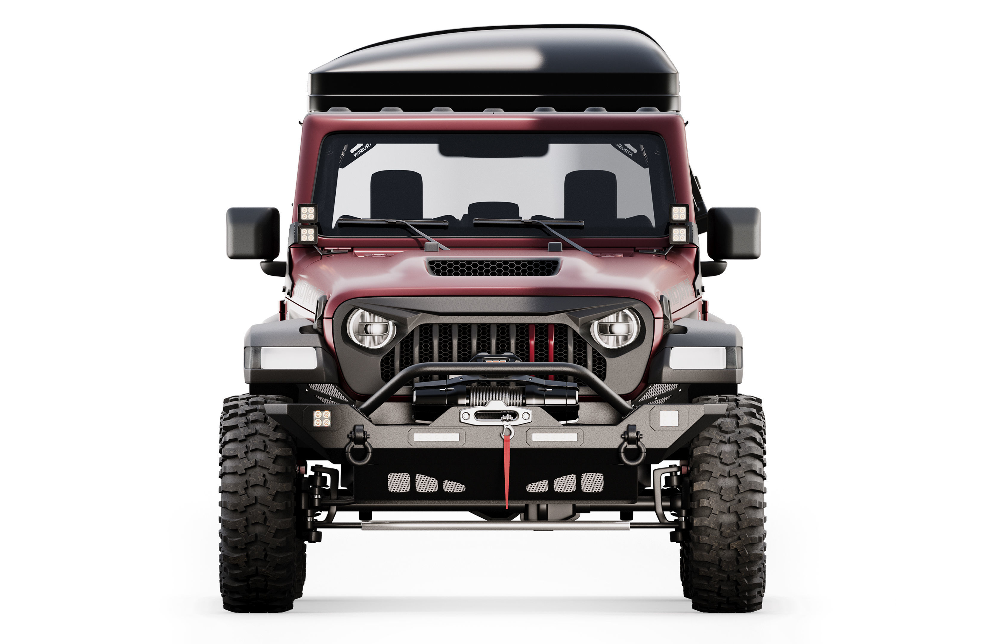 jeep gladiator custom 3D model_3