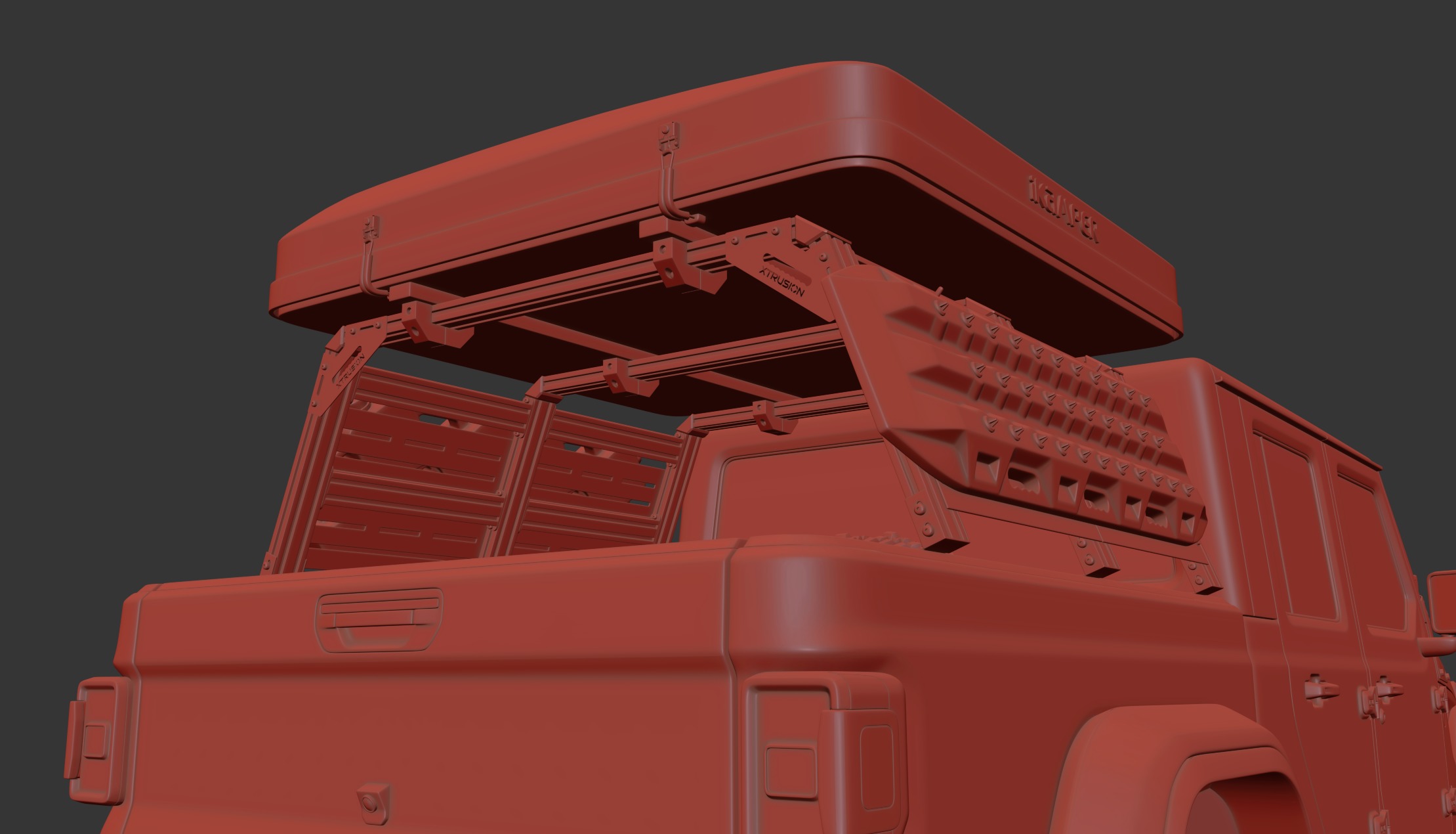 jeep gladiator custom 3D model_19