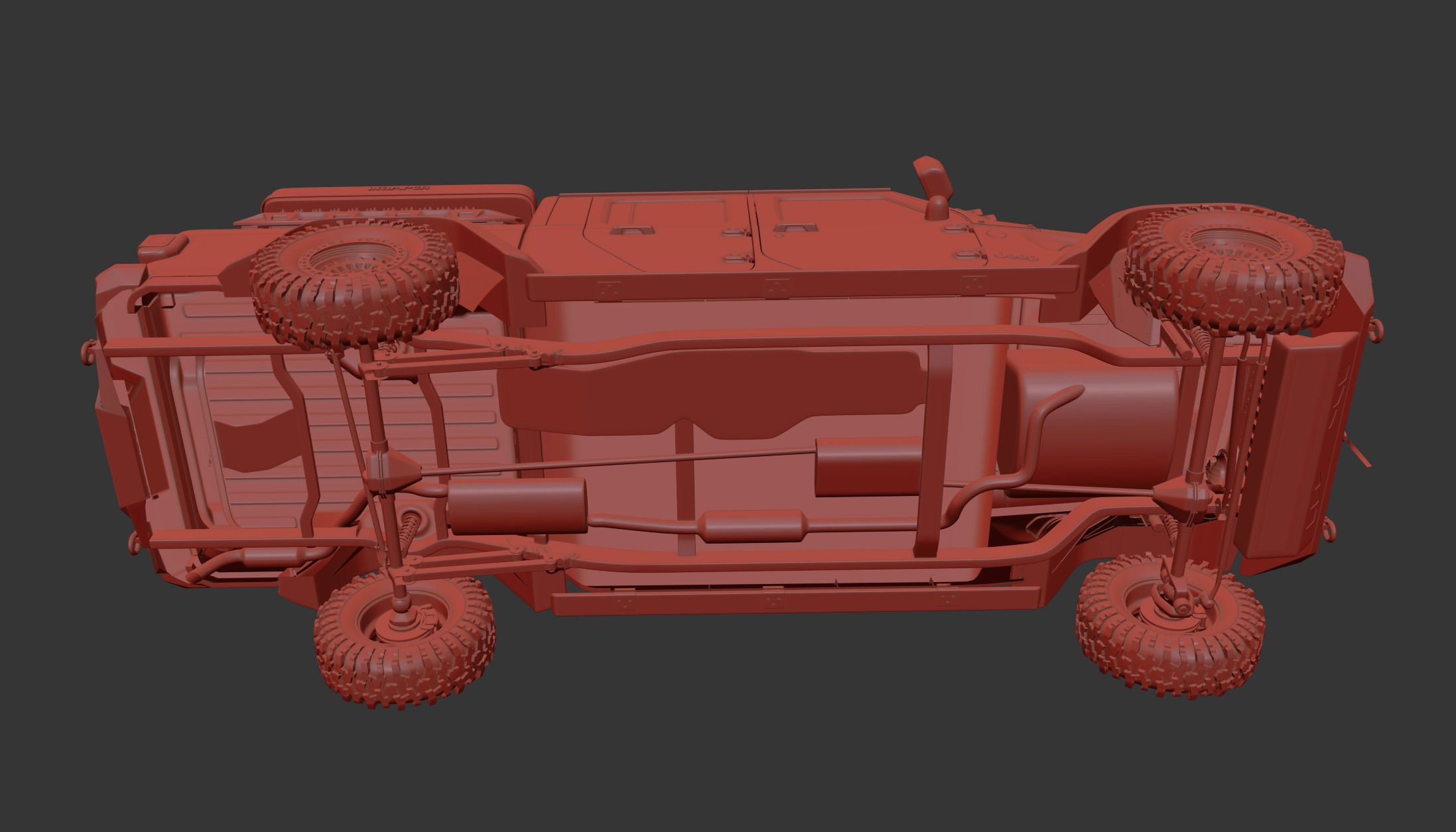 jeep gladiator custom 3D model_22