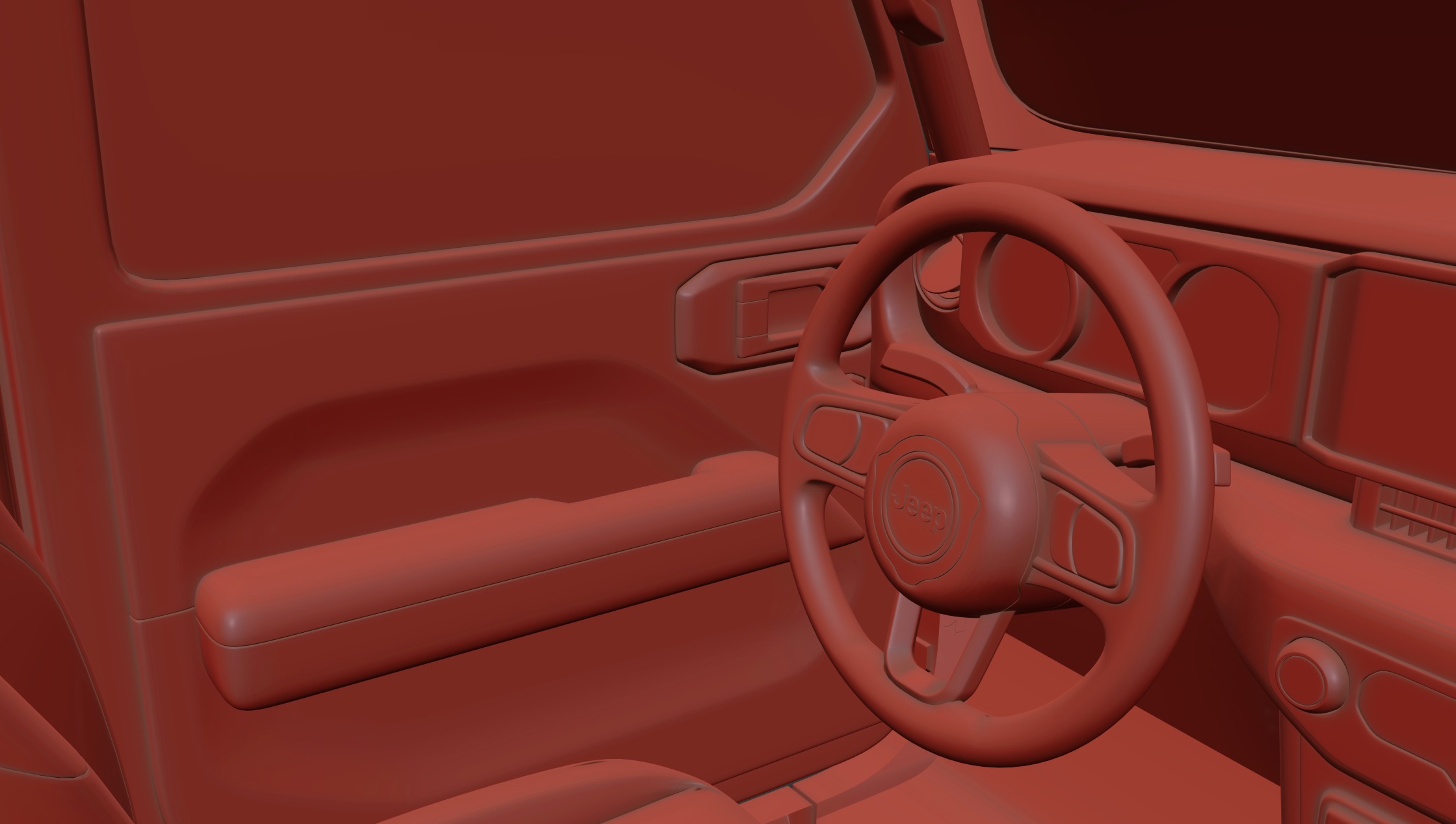 jeep gladiator custom 3D model_30