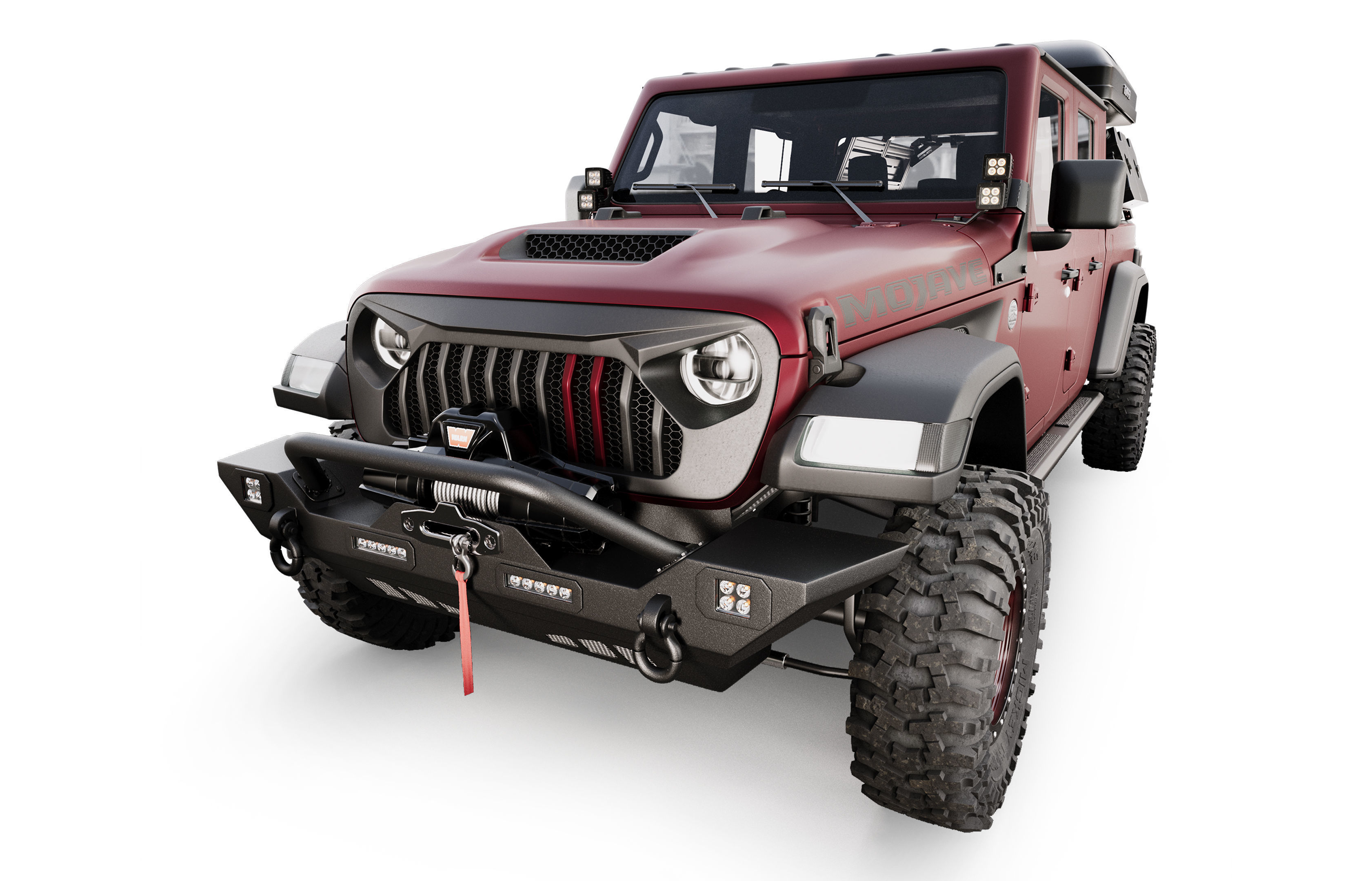 jeep gladiator custom 3D model_8