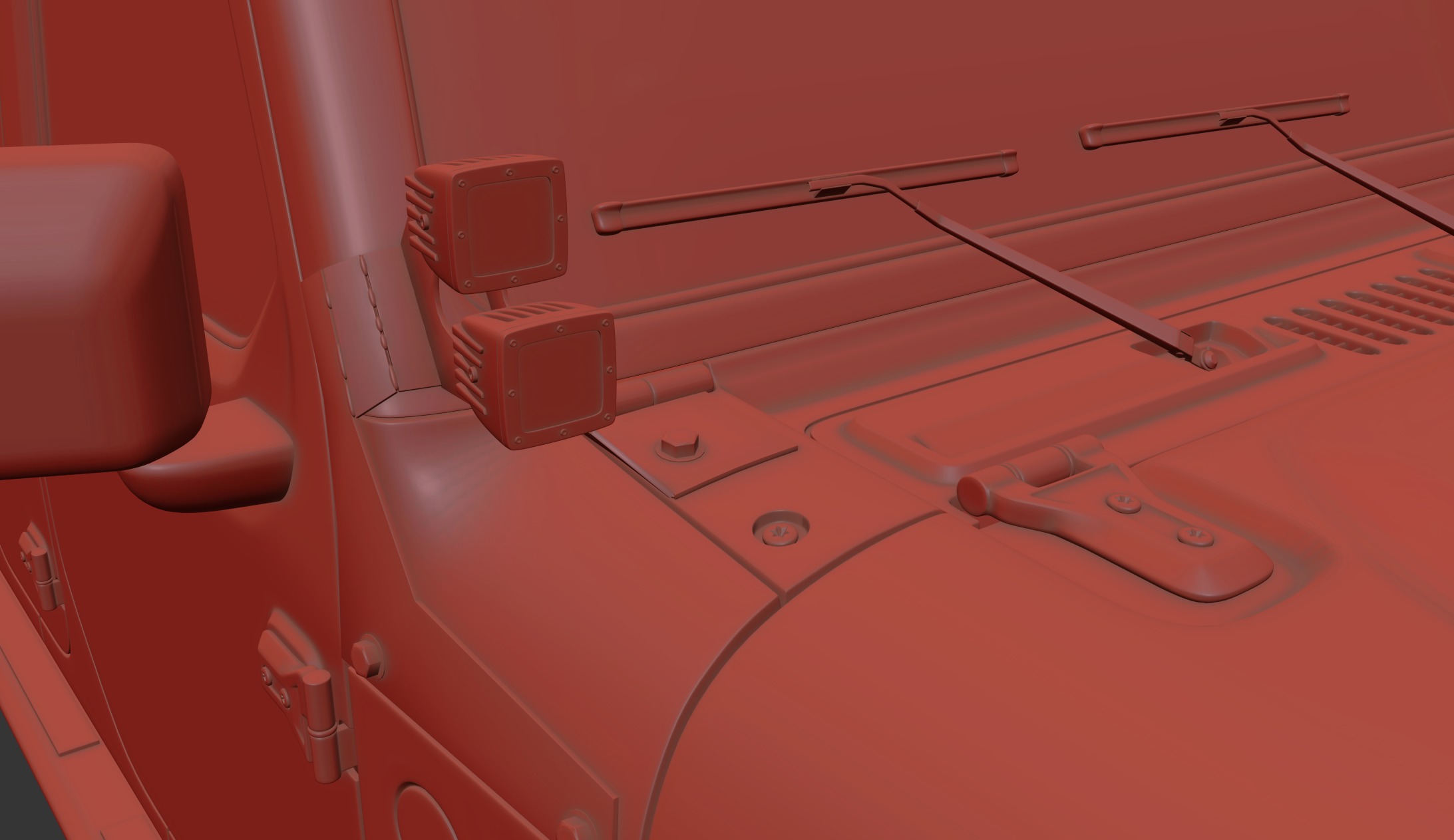 jeep gladiator custom 3D model_21