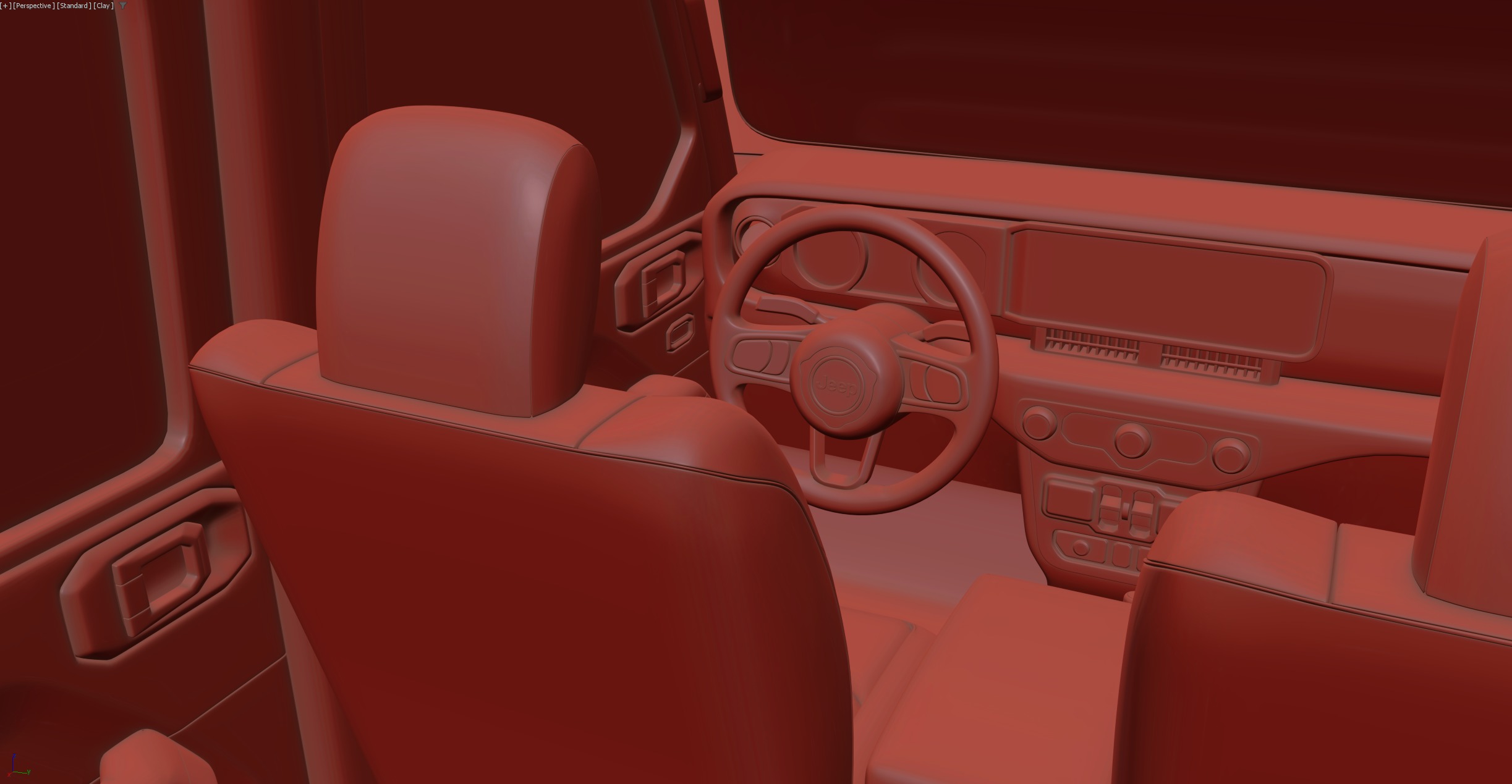 jeep gladiator custom 3D model_28