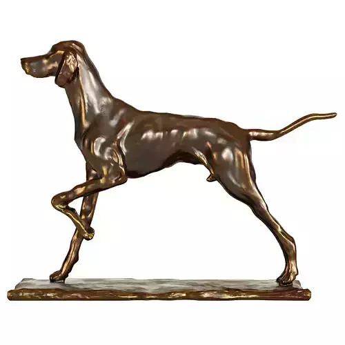 Animal Pointer Dog Figurine 