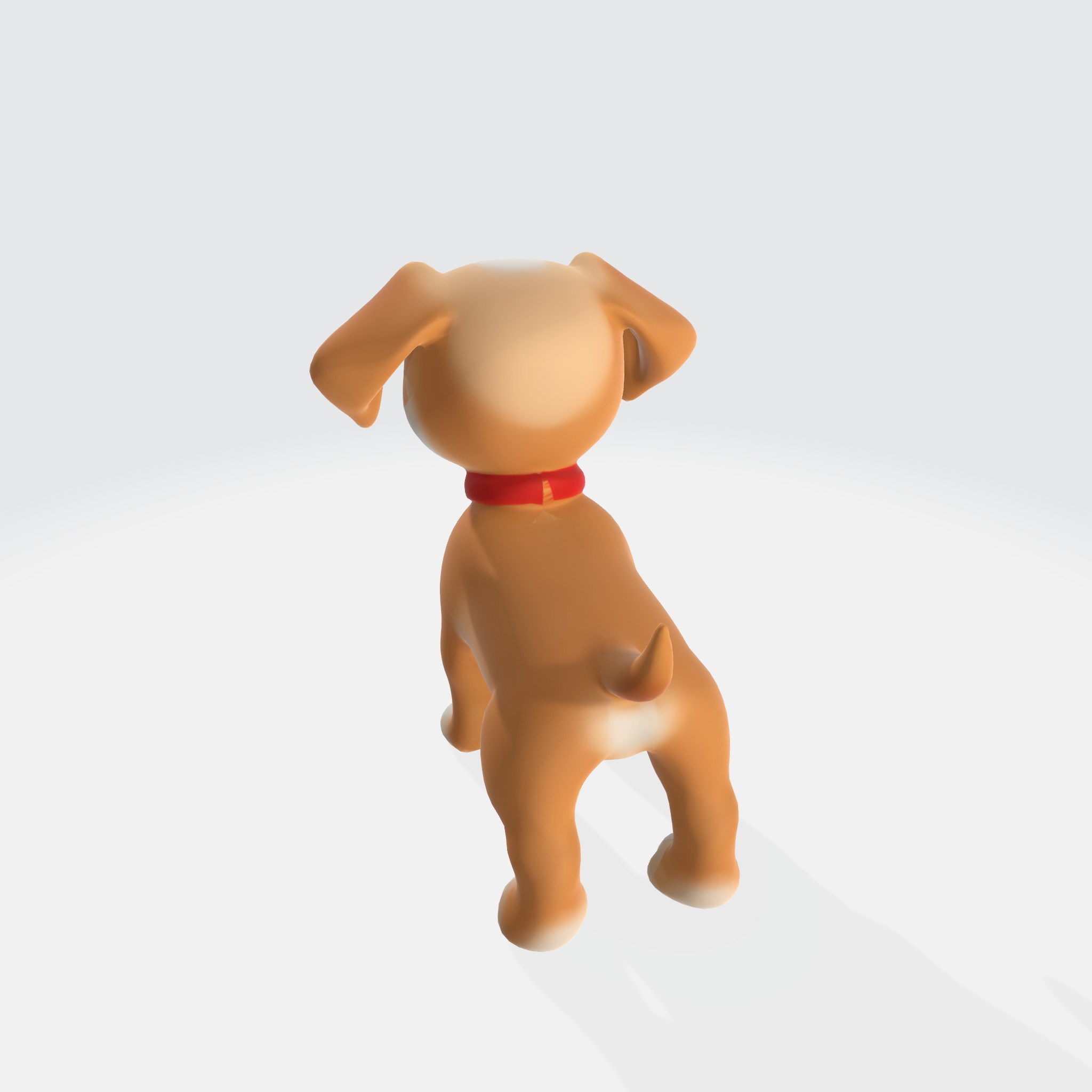 Adorable Cartoon Beagle dog 3D model_3