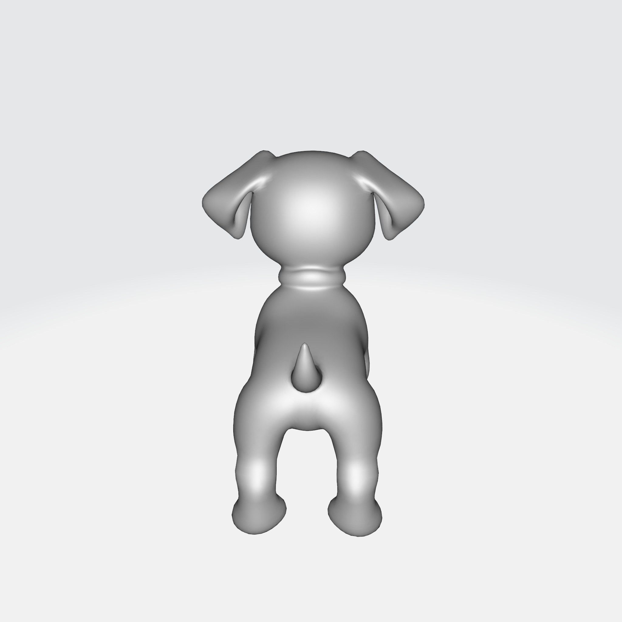 Adorable Cartoon Beagle dog 3D model_7