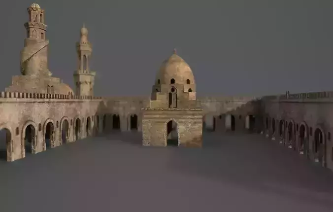 Historical Mosque 3D model