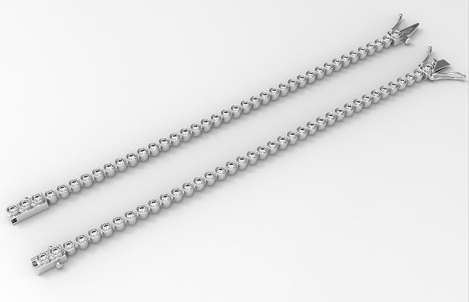 tennis bracelet 3D print model