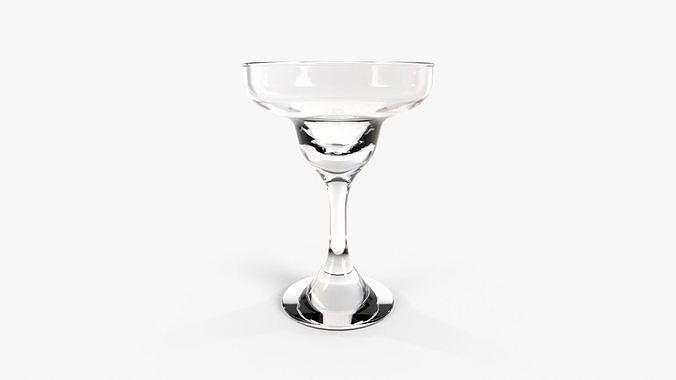 Margarita Glass Low-poly 3D model