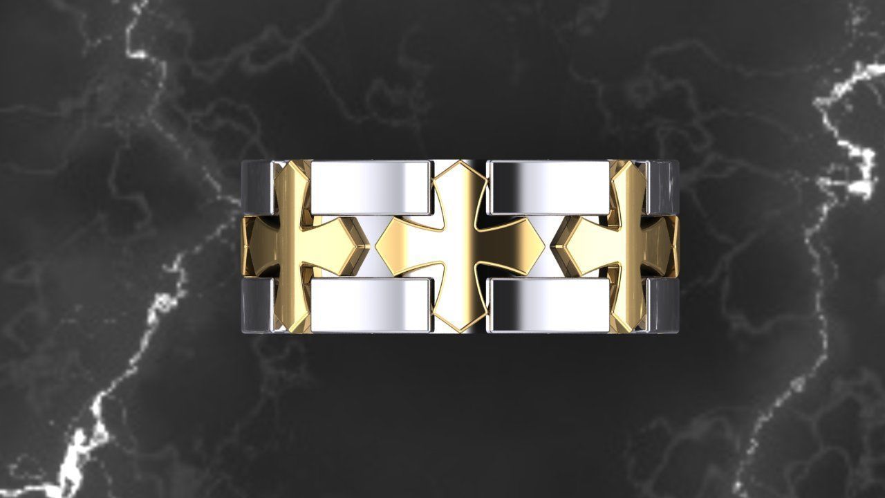 Alliance Cross for Men G-325 3D print model_1