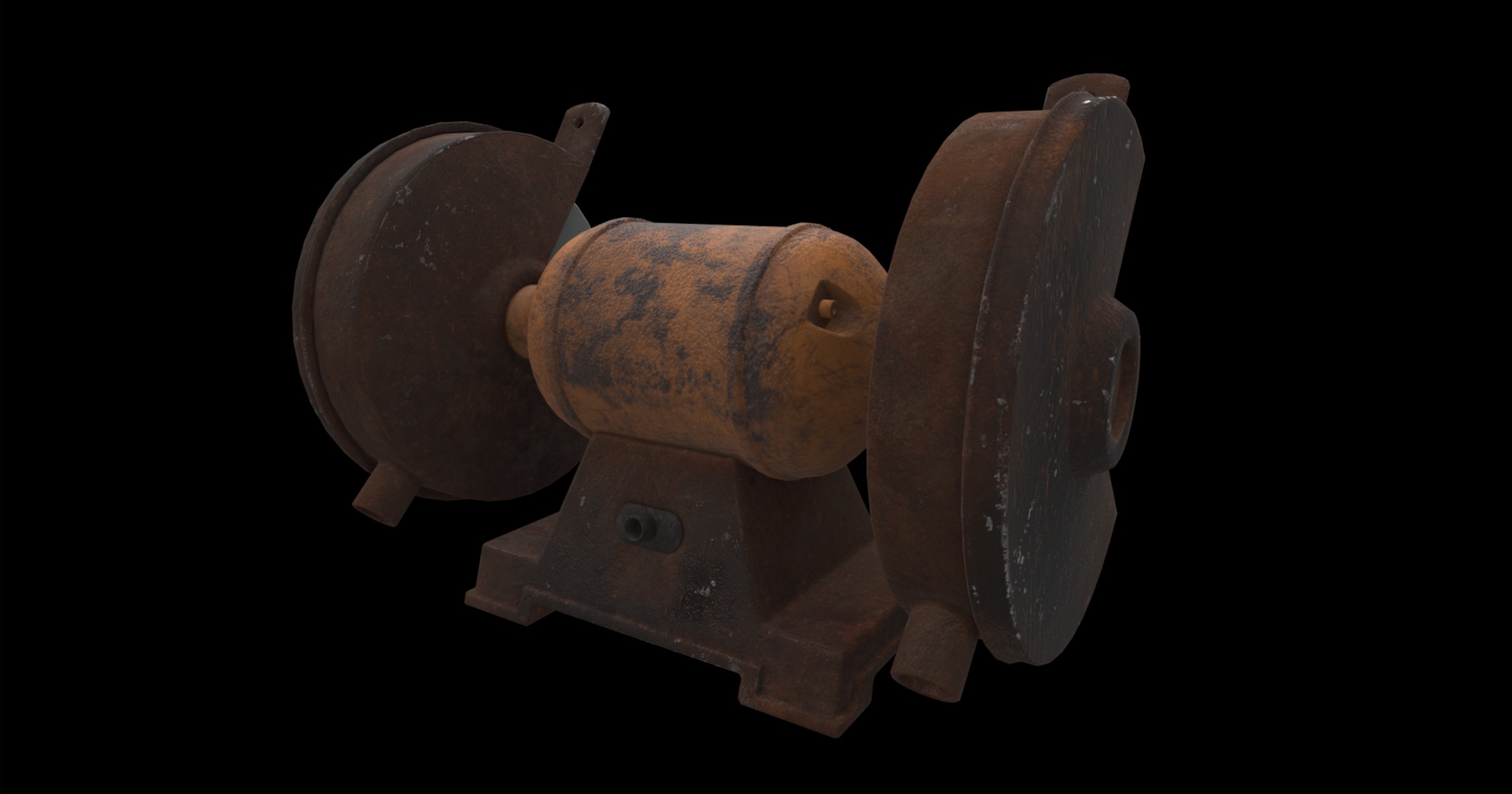 bench grinder 3D model_2