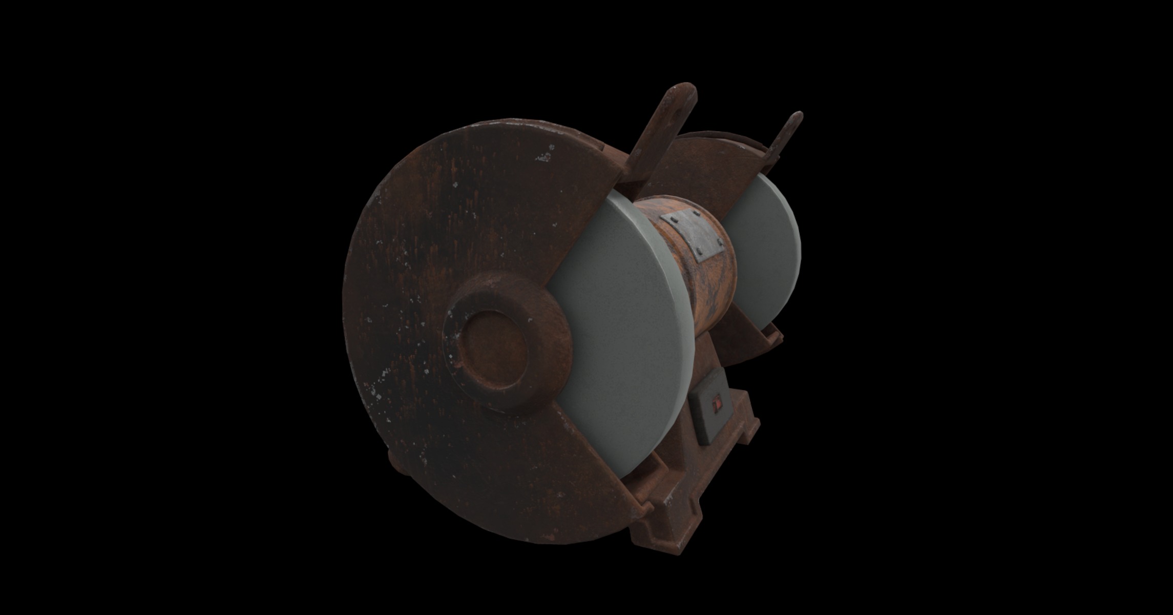 bench grinder 3D model_1