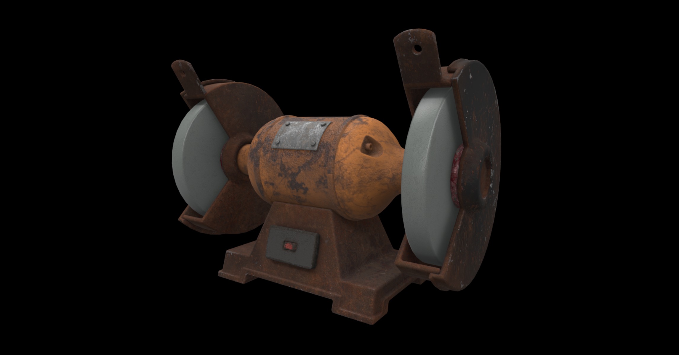 bench grinder 3D model_4