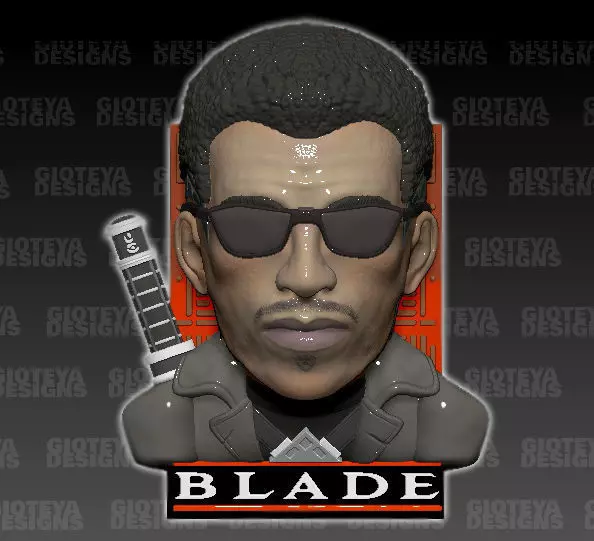 Blade The Daywalker 3D model_0