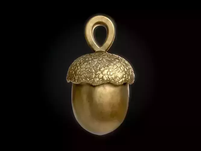 Acorn Pendant - Organic Jewelry  3D print model
