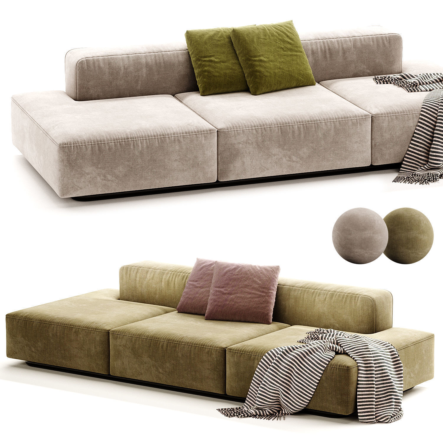 Sofa Margo 3D model_3